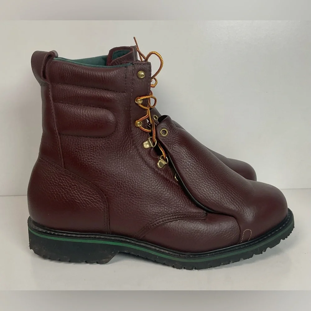 Vintage Wolverine Hy-Test Metatarsal Guard Boots 12 D Steel Toe USA Made - Picture 6 of 15